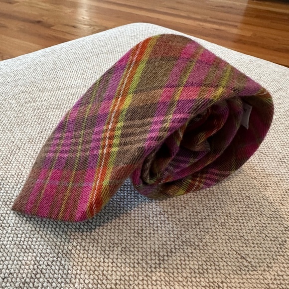 DRAKE’S Wool Tie-Handmade in London-Stunning - Picture 5 of 6